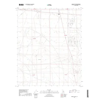 2018 Map of Kramer Junction, 2018 Print