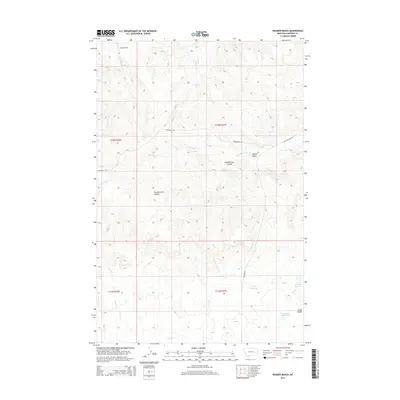 2014 Map of Kramer Ranch, 2014 Print
