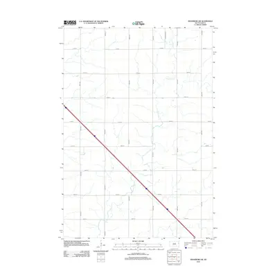2012 Map of Kranzburg SW, 2012 Print