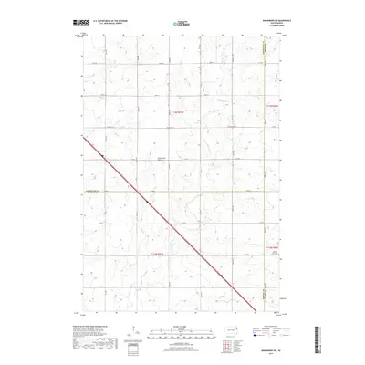 2017 Map of Kranzburg SW, 2017 Print