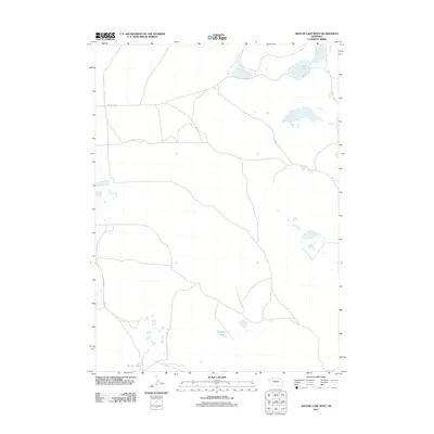 2011 Map of Krause Lake West, 2011 Print