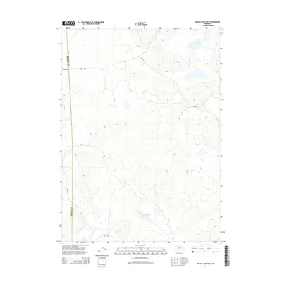 2014 Map of Krause Lake West, 2014 Print