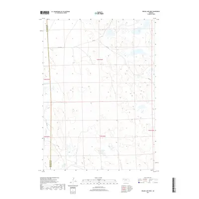 2017 Map of Krause Lake West, 2017 Print