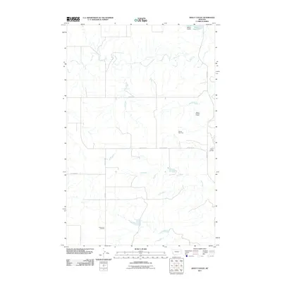 2011 Map of Kraut Coulee, 2011 Print