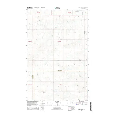 2014 Map of Kraut Coulee, 2014 Print