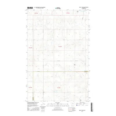 2017 Map of Kraut Coulee, 2017 Print