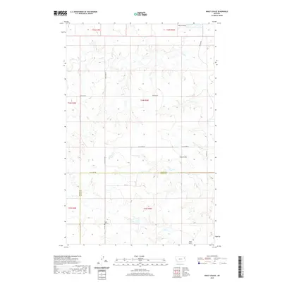 2020 Map of Kraut Coulee, 2020 Print