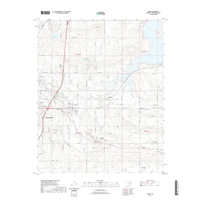 2018 Map of Krebs, 2018 Print
