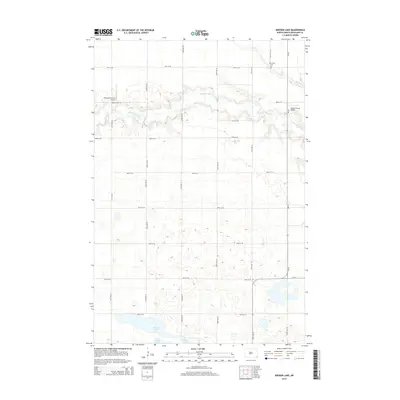 2014 Map of Kreiser Lake, 2014 Print