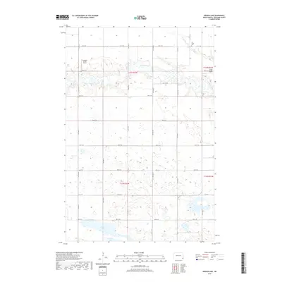2017 Map of Kreiser Lake, 2017 Print
