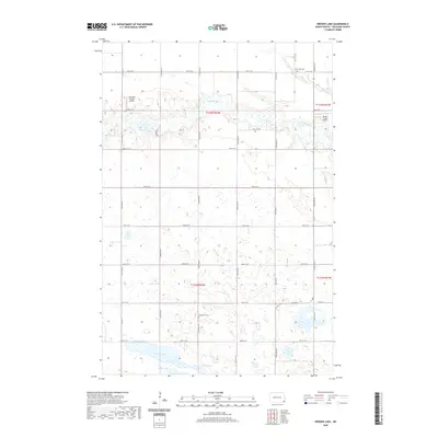 2020 Map of Kreiser Lake, 2020 Print