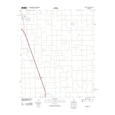 2010 Map of Kress East, 2010 Print