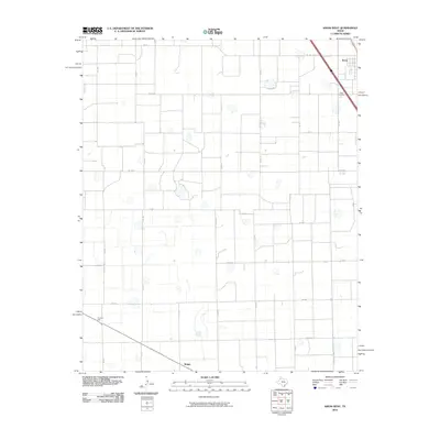 2010 Map of Kress West, 2010 Print