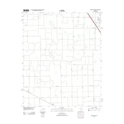 2012 Map of Kress West, 2012 Print