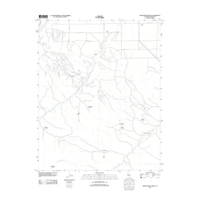 2012 Map of Kreyenhagen Hills, 2012 Print