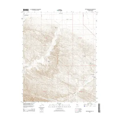 2015 Map of Kreyenhagen Hills, 2015 Print