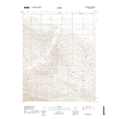 2018 Map of Kreyenhagen Hills, 2018 Print