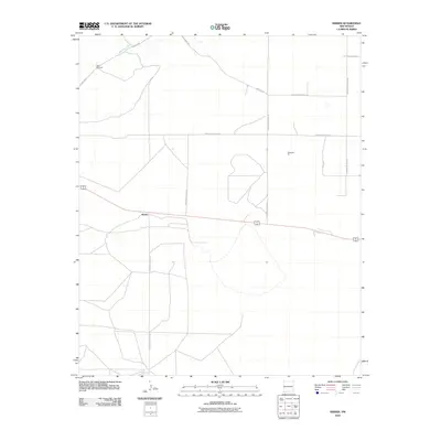 2010 Map of Krider, 2010 Print