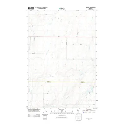 2013 Map of Kroschel NW, 2013 Print