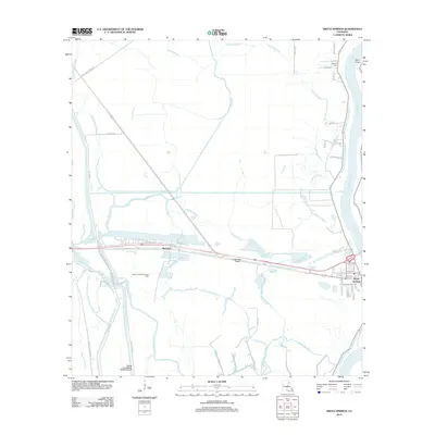 2012 Map of Krotz Springs, 2012 Print