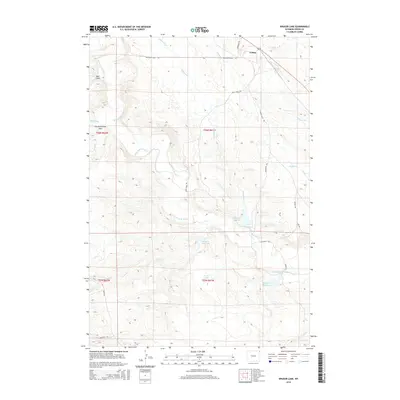 2015 Map of Kruger Lake, 2015 Print
