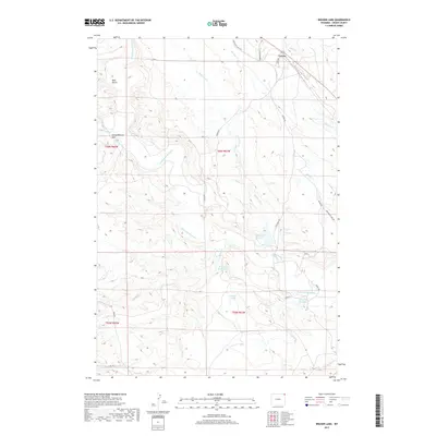 2017 Map of Kruger Lake, 2017 Print