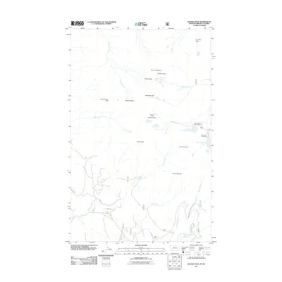 2011 Map of Ksanka Peak, 2011 Print