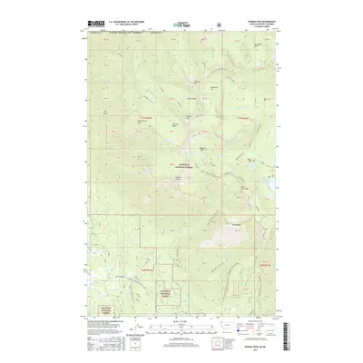 2017 Map of Ksanka Peak, 2017 Print