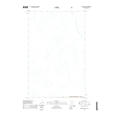 2020 Map of Ksanka Peak OE N, 2020 Print