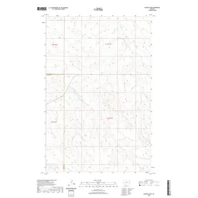 2020 Map of Kuester Lake, 2020 Print