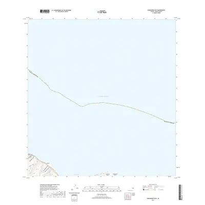 2017 Map of Kukuihaele OE N, 2017 Print
