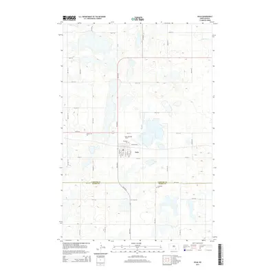 2014 Map of Kulm, 2014 Print