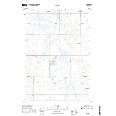 2018 Map of Kulm, 2018 Print