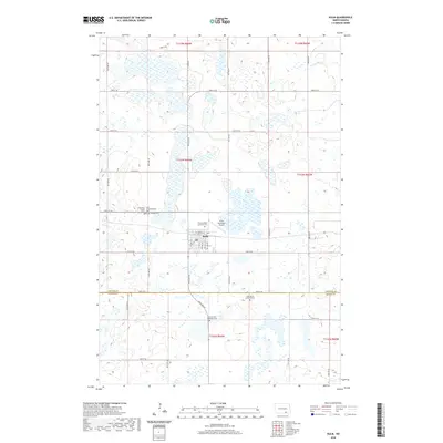 2020 Map of Kulm, 2020 Print