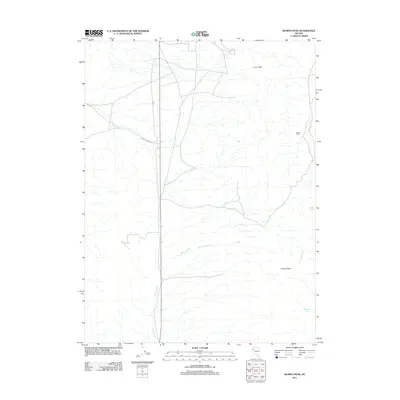2011 Map of Kumiva Peak, 2011 Print