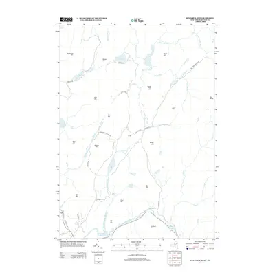 2013 Map of Kunjamuk River, 2013 Print