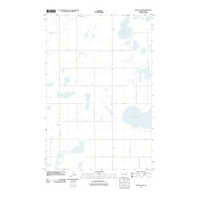 2011 Map of Kunkel Lake, 2011 Print