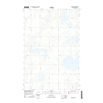 2014 Map of Kunkel Lake, 2014 Print