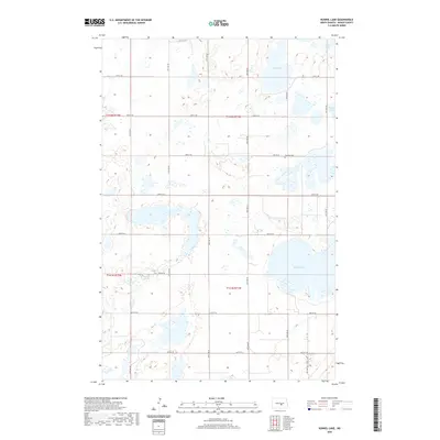 2020 Map of Kunkel Lake, 2020 Print