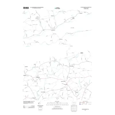 2013 Map of Kunkletown, 2013 Print