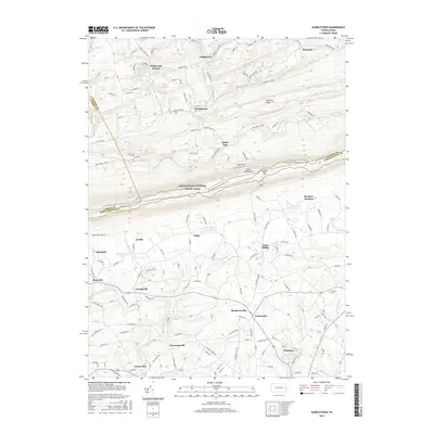 2016 Map of Kunkletown, 2016 Print