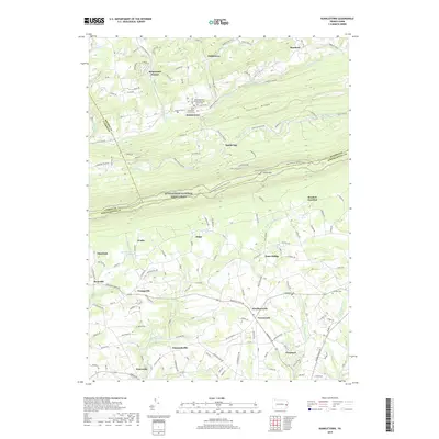 2019 Map of Kunkletown, 2019 Print