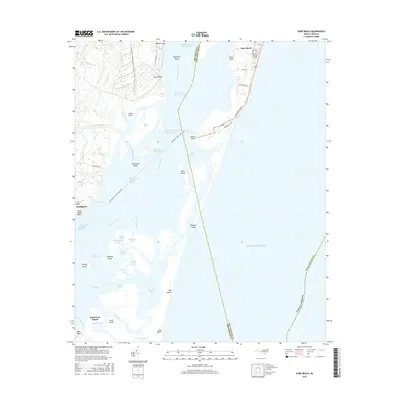 2016 Map of Kure Beach, 2016 Print