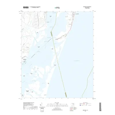2019 Map of Kure Beach, 2019 Print