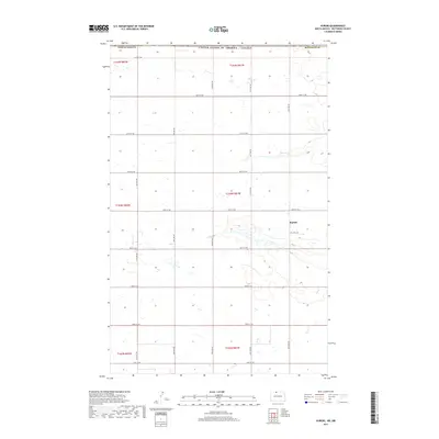 2017 Map of Kuroki, 2017 Print