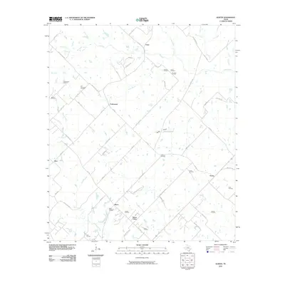 2010 Map of Kurten, 2010 Print