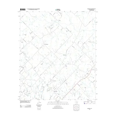 2013 Map of Kurten, 2013 Print