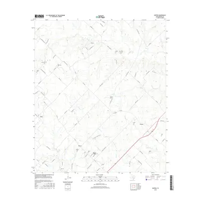 2016 Map of Kurten, 2016 Print