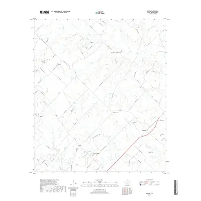 2019 Map of Kurten, 2019 Print