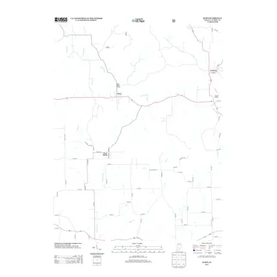 2013 Map of Kurtz, 2013 Print